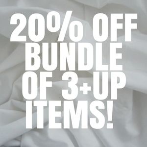 •20% Off Bundle Discount•